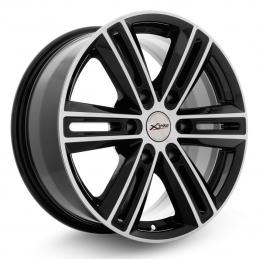 X`trike X-124 7.5x17 PCD6x139.7 ET25 DIA 106.1  BK/FP